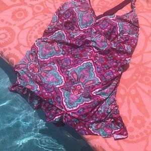 Aqua Couture Plus Size 18W Swim Suit